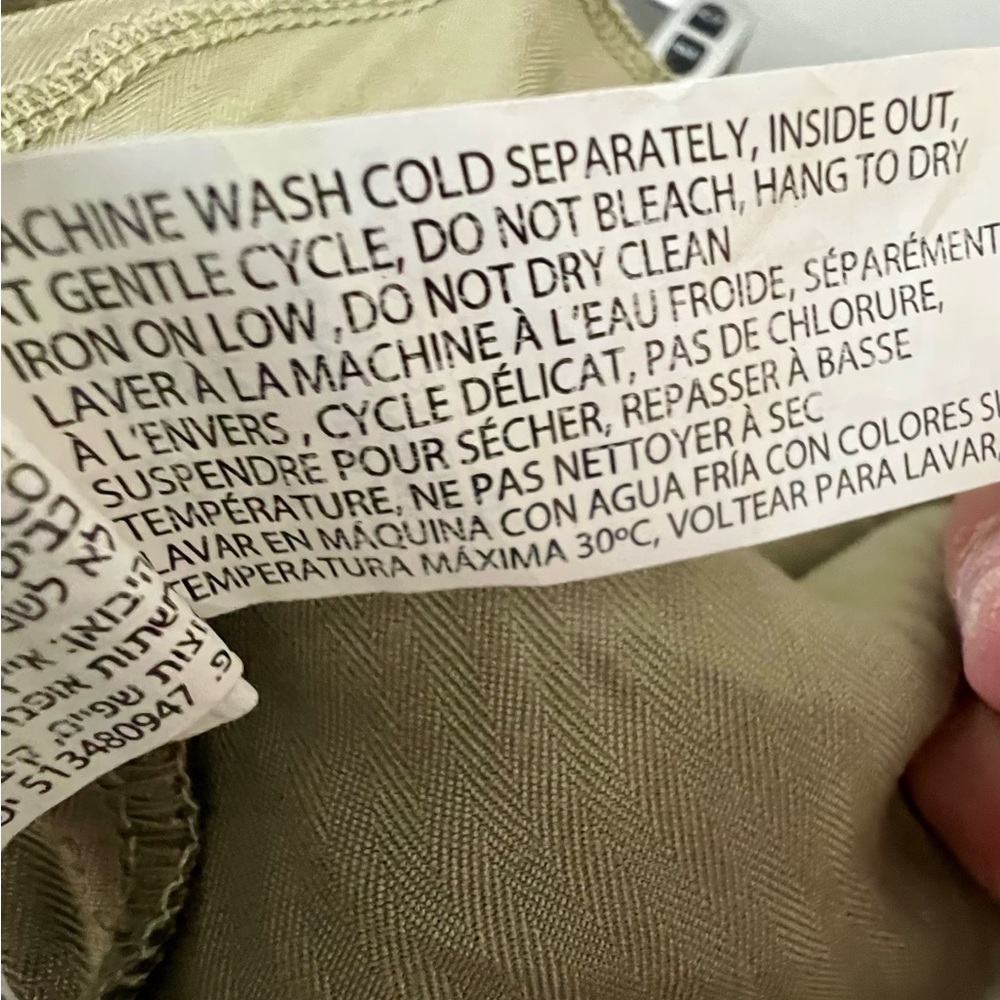 Dex Plus Olive Green Button Front Dress Belted w/Pockets - Size 1X - Picture 11 of 13
